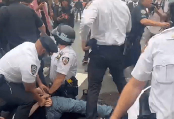 Polisi AS Pukuli dan Tangkap Demonstran&nbsp;Pro-Palestina